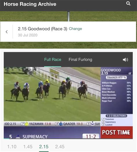 Watch Live Horse Racing Stream & Race Replays .